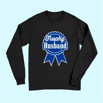 Discover Trophy Husband Retro Ribbon Style Long Sleeves