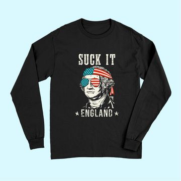 Discover Suck It England George Washington Long Sleeves