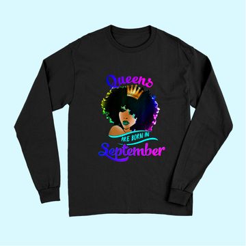 Discover Queens Born September Virgo Libra Birthday Long Sleeves
