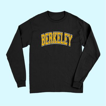Discover Berkeley California CA Varsity Style Amber Long Sleeves