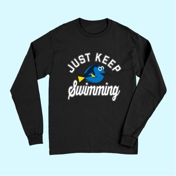 Discover Finding Dory Keep Swimming Quote Long Sleeves
