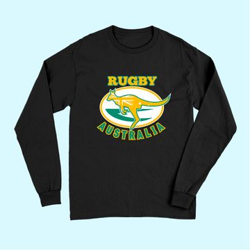 Discover Australia Rugby, Wallabies Rugby Jersey, Australian Flag Long Sleeves