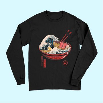 Discover Great Ramen Wave Long Sleeves