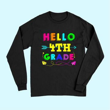 Discover Hello 4th Grade Back to School Long Sleeves