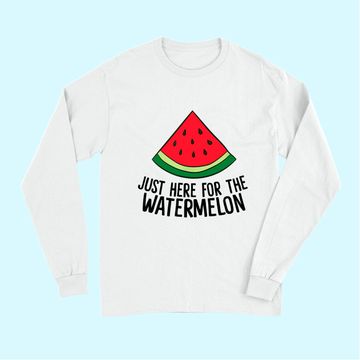 Discover Just Here For The Watermelon Summe Melon Watermelon Long Sleeves