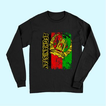 Discover Vintage Afghanistan Flag Long Sleeves