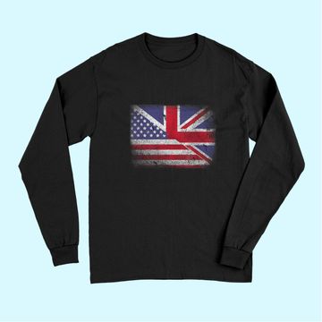 Discover British American Flag Great Britain Union Jack Long Sleeves.
