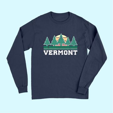 Discover Vermont Long Sleeves Retro Vintage Long Sleeves