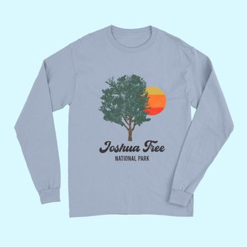 Discover Retro Joshua Tree National Park Vintage Hiking Camping Long Sleeves
