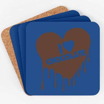 Discover I Love Chocolate Coaster