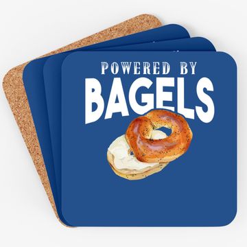 Discover Bagel Lover Gifts - Powered By Bagels Gift Coaster