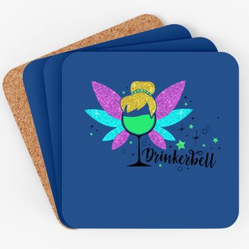 Discover Disney Drinking Tinkerbell Drinkerbell Vacation Apparel Coaster