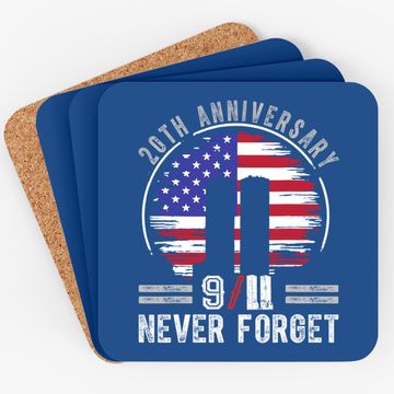Discover Patriot Day 2021 Never Forget 9-11 20th Anniversary Coaster