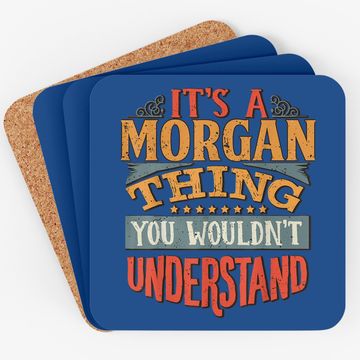 Discover Morgan Name Coaster