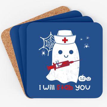Discover Nurse Ghost I Will Stab You Coaster