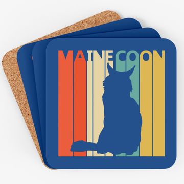 Discover Vintage Maine Coon Cat Coaster