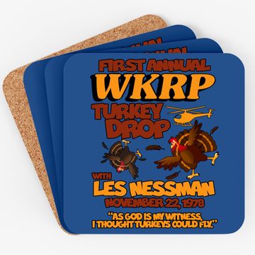 Discover Thanksgiving 1st Annual Wkrp Turkey Drop Coaster