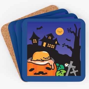Discover Gudetama Haunted House Halloween Coaster