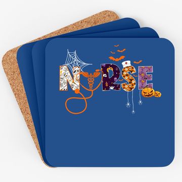 Discover Nurse Health Worker Halloween Coaster