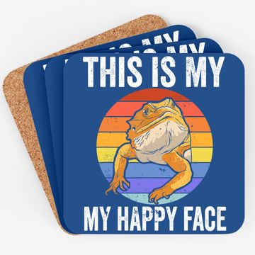 Discover This Is My Happy Face Bearded Dragon For A Reptiles Lover Coaster