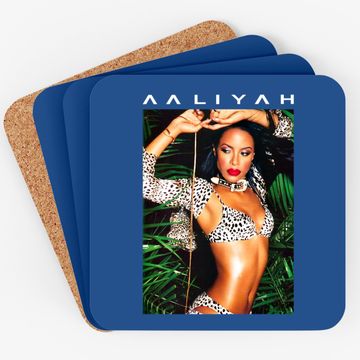 Discover Aaliyah Animal Print Aaliyah Photo Coaster
