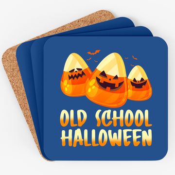 Discover Old School Halloween Candy Corn Coaster