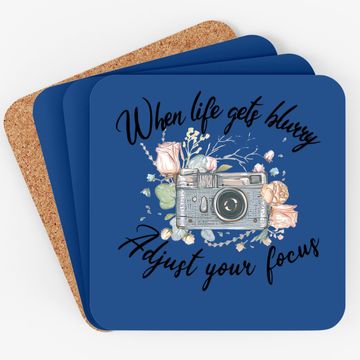 Discover Wedding Photographer When Life Gets Blurry Adjust Your Focus Coaster