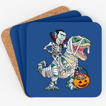 Discover Skeleton Riding Mummy Dinosaur T-rex Halloween Dracula Coaster