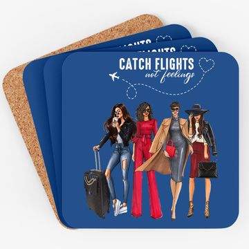 Discover Catch Flights Not Feelings Summer Vacation Coaster