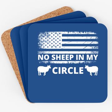 Discover No Sheep In My Circle Coaster