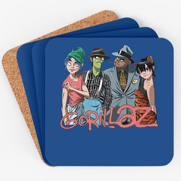 Discover Gorillaz Merch Poster Coaster