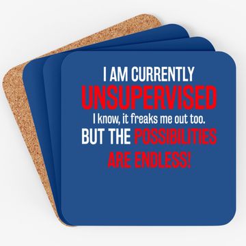 Discover I Am Currently Unsupervised Coaster