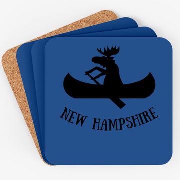 Discover New Hampshire Moose Canoe Vacation Coaster