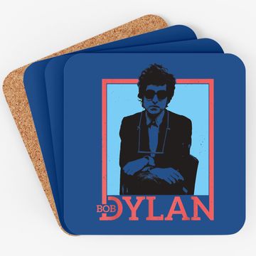 Discover Bob Dylan Outline ly Licensed Coaster