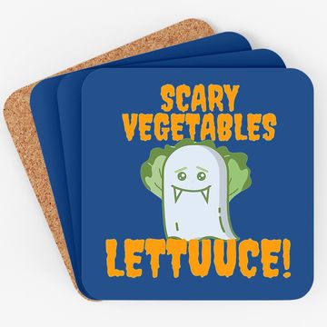 Discover Cute Halloween Vegetable Lord Lettuce Classic Coaster