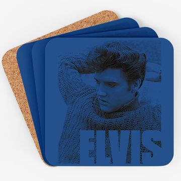 Discover Elvis Presley Relaxing Poster Popfunk Coaster