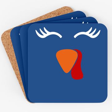 Discover Cute Turkey Fall Thanksgiving Coaster
