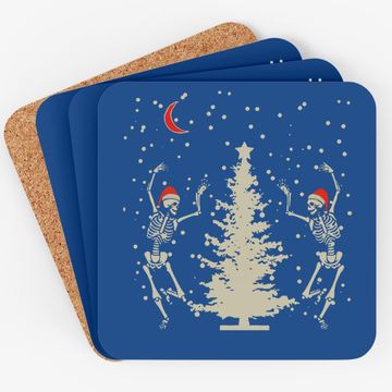 Discover Dancing Skeleton Christmas Christmas Coaster
