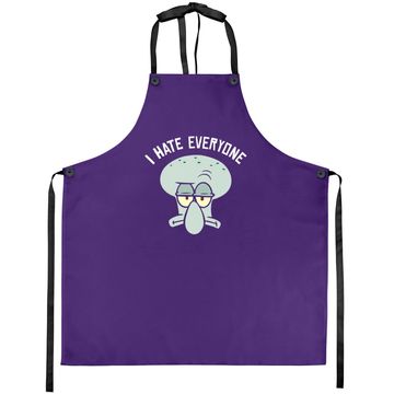 Discover Spongebob Squarepants Squidward I Hate Everyone Apron