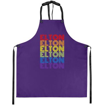 Discover Retro Style Elton Rainbow Apron