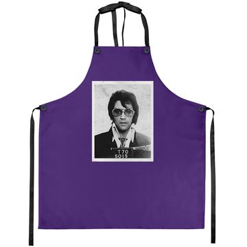 Discover Elvis Presley Mugshot Poster Apron