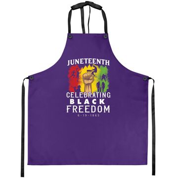 Discover Juneteenth Apron Celebrate Black Freedom