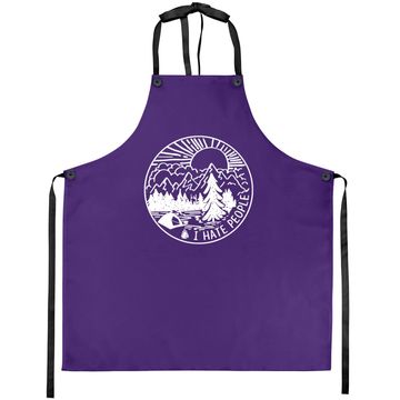 Discover I Hate People I Love Camping Funny Apron