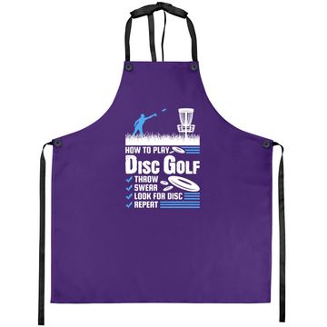 Discover Funny How To Play Disc Golf Apron