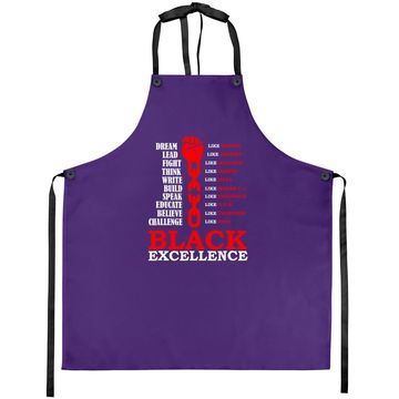 Discover Black Excellence, Black Af Apron