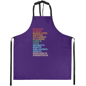 Discover Vintage Science Is Real Black Lives Matter Apron