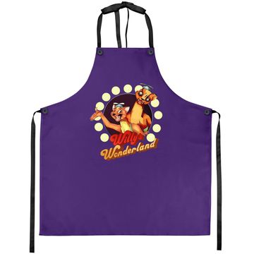Discover Rsvphandcrafted Willys Wonderland Short Sleeved Apron Black