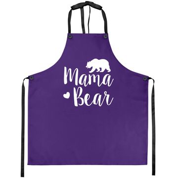 Discover Zilin Mama Bear Apron Short Sleeve Lettering Graphic Cute Apron Summer Tops