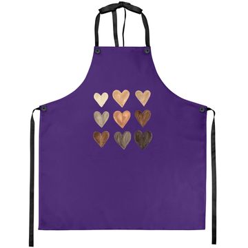Discover Melanin Hearts Social Justice Equality Unity Protest Apron