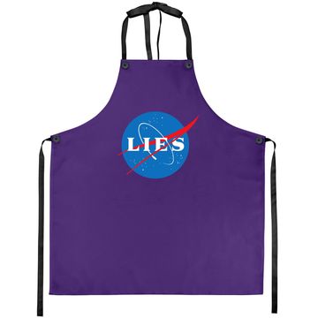 Discover Nasa Lies Flat Earth Apron